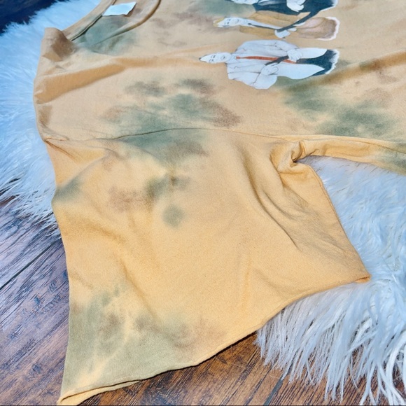 RARE COLLECTORS Alchemist Yellow & Green Tie Dye Point Break Dead Prez Tee - Picture 5 of 8